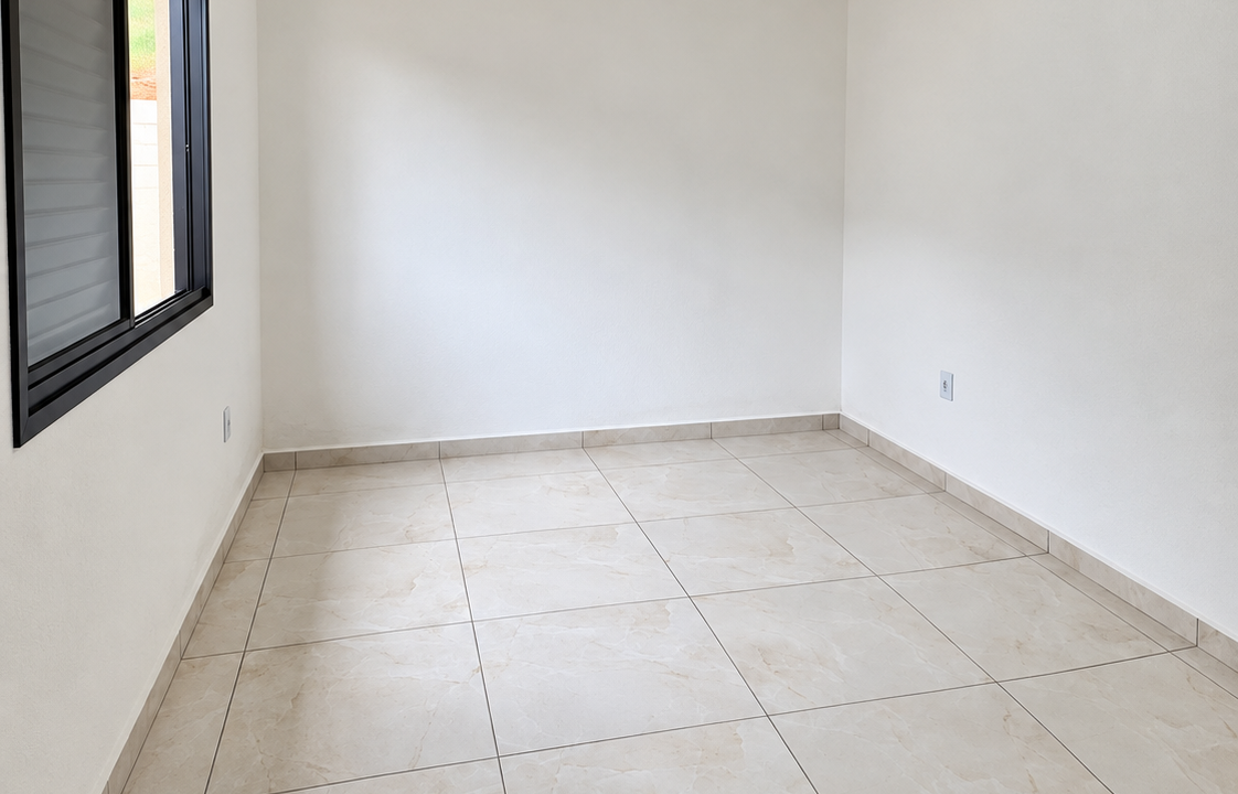 Sala Minimalista com Janela Moderna
